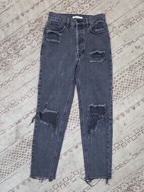 Pacsun Ultra High Rise Slim Size 26 Black Wash Jeans